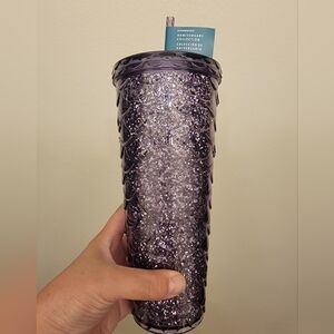 NWT Starbucks 2024 LATAM Anniversary Ltd Ed Mermaid Scale w/Glitter Tumbler